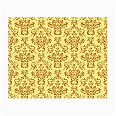 Victorian Paisley Yellow Small Glasses Cloth (2-side) by snowwhitegirl