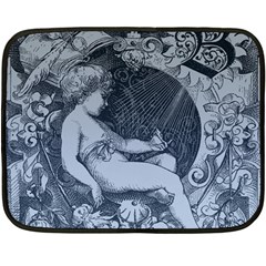 Victorian Angel With Shining Light Double Sided Fleece Blanket (mini)  by snowwhitegirl