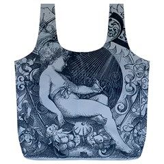 Victorian Angel With Shining Light Full Print Recycle Bag (xl) by snowwhitegirl