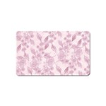 Pink Floral Magnet (Name Card) Front