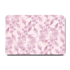 Pink Floral Small Doormat 