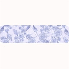 Blue Floral Large Bar Mats