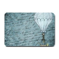 Vintage Hot Air Balloon Lettter Small Doormat 