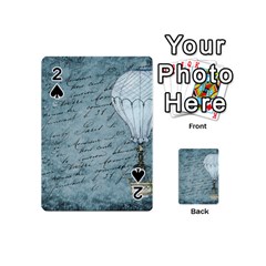 Vintage Hot Air Balloon Lettter Playing Cards 54 (mini)