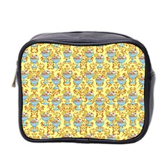 Paisley Yellow Sundaes Mini Toiletries Bag (two Sides) by snowwhitegirl