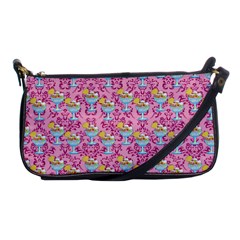 Paisley Pink Sundaes Shoulder Clutch Bag