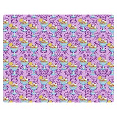 Paisley Lilac Sundaes Double Sided Flano Blanket (medium)  by snowwhitegirl