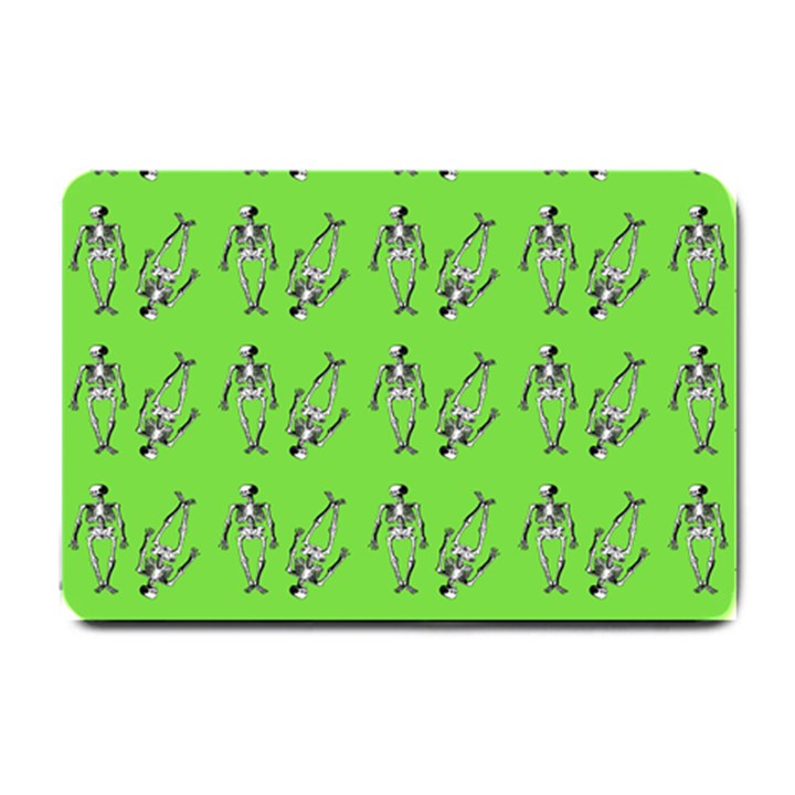 Skeleton Green Small Doormat 