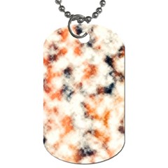 Multicolored Blur Abstract Texture Dog Tag (two Sides) by dflcprintsclothing