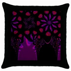 Background Red Purple Black Color Throw Pillow Case (black) by Pakrebo