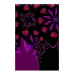 Background Red Purple Black Color Shower Curtain 48  X 72  (small)  by Pakrebo