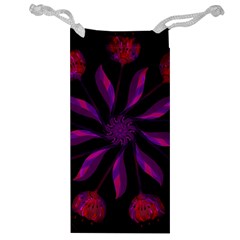 Background Purple Black Red Jewelry Bag by Pakrebo