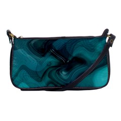 Abstract Graphics Water Web Layout Shoulder Clutch Bag by Pakrebo