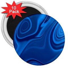 Rendering Streak Wave Background 3  Magnets (10 Pack)  by Pakrebo