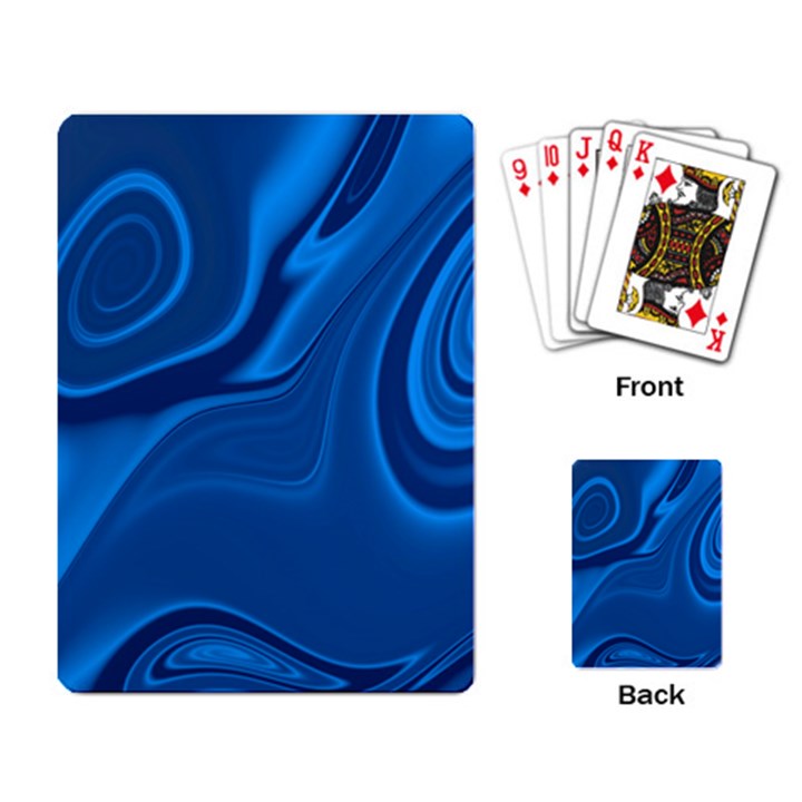 Rendering Streak Wave Background Playing Cards Single Design