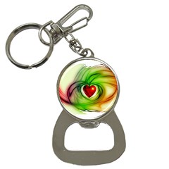 Heart Love Luck Abstract Bottle Opener Key Chains by Pakrebo