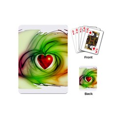 Heart Love Luck Abstract Playing Cards (mini) by Pakrebo