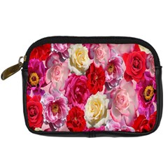 Bed Of Roses Digital Camera Leather Case