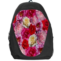 Bed Of Roses Backpack Bag by retrotoomoderndesigns