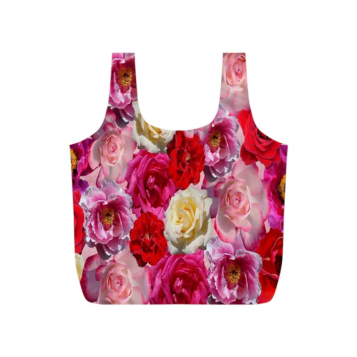 Bed Of Roses Full Print Recycle Bag (S)