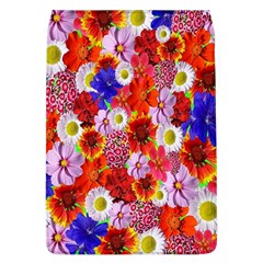 Multicolored Daisies Removable Flap Cover (l) by retrotoomoderndesigns