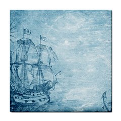 Sail Away - Vintage - Tile Coasters by WensdaiAmbrose