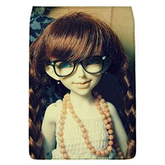 Red Braids Girl Old Removable Flap Cover (l)