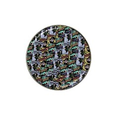 Comic Books Pattern Hat Clip Ball Marker (10 Pack)