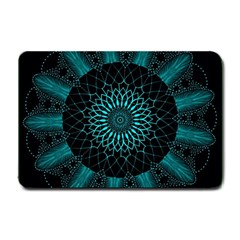 Ornament District Turquoise Small Doormat  by Pakrebo