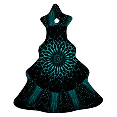 Ornament District Turquoise Ornament (christmas Tree)  by Pakrebo