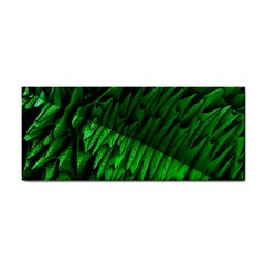 Fractal Rendering Background Green Hand Towel