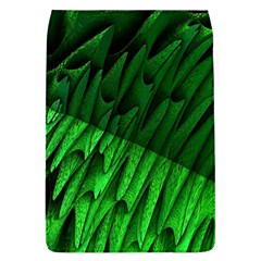 Fractal Rendering Background Green Removable Flap Cover (l) by Pakrebo