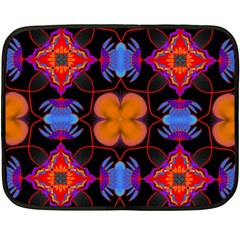 Ornament Colorful Color Background Double Sided Fleece Blanket (Mini) 