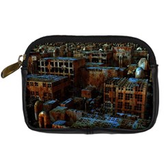 Building Ruins Old Industry Digital Camera Leather Case by Pakrebo