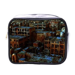 Building Ruins Old Industry Mini Toiletries Bag (one Side) by Pakrebo