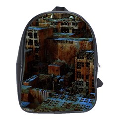 Building Ruins Old Industry School Bag (xl) by Pakrebo