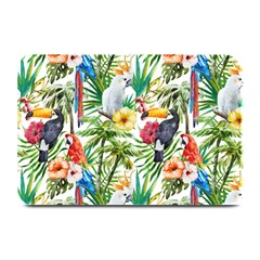 Tropical parrots pattern Plate Mats