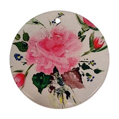 Margaret s Rose Ornament (round) by Riverwoman