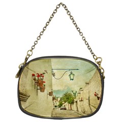 Vintage Grunge Print Arequipa Street, Peru Chain Purse (Two Sides)