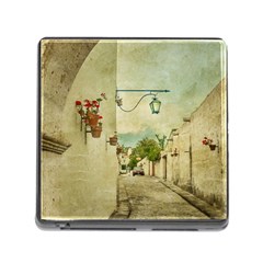 Vintage Grunge Print Arequipa Street, Peru Memory Card Reader (square 5 Slot) by dflcprintsclothing