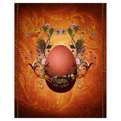 Wonderful Steampunk Easter Egg With Flowers Drawstring Bag (small) by FantasyWorld7