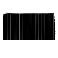 Dark Linear Abstract Print Pencil Cases by dflcprintsclothing