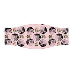 Vintage Girl With Flowers Pink Stretchable Headband by snowwhitegirl