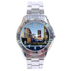 Columbus Skyline Stainless Steel Analogue Watch by Riverwoman