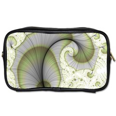 Graphic Fractal Eddy Curlicue Leaf Toiletries Bag (two Sides) by Pakrebo