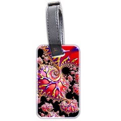 Fractals Colorful Pattern Luggage Tags (two Sides) by Pakrebo