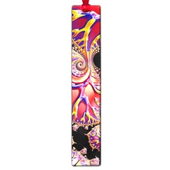 Fractals Colorful Pattern Large Book Marks by Pakrebo