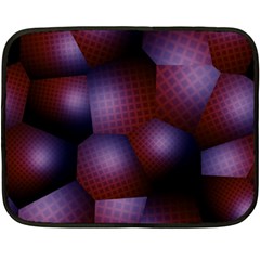 Fractal Rendering Background Double Sided Fleece Blanket (mini)  by Pakrebo