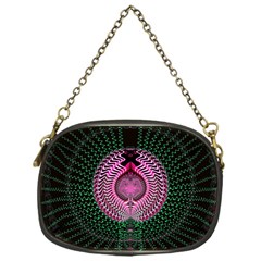 Fractal Traditional Fractal Hypnotic Chain Purse (one Side) by Pakrebo