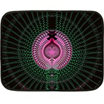 Fractal Traditional Fractal Hypnotic Fleece Blanket (Mini) 35 x27  Blanket